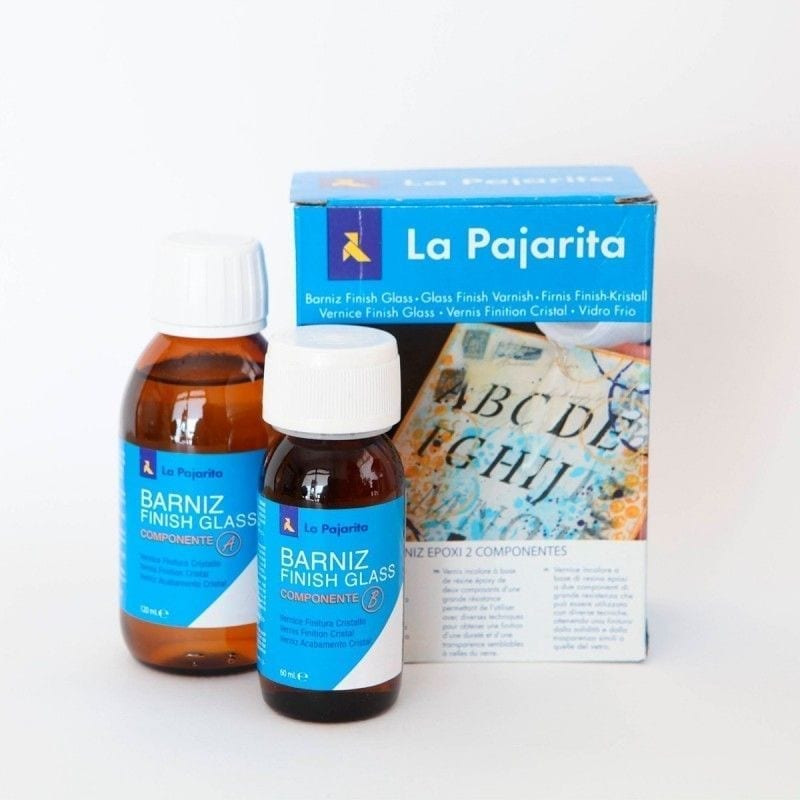 Kit barniz epoxy finish glass 120ml A+B de La Pajarita