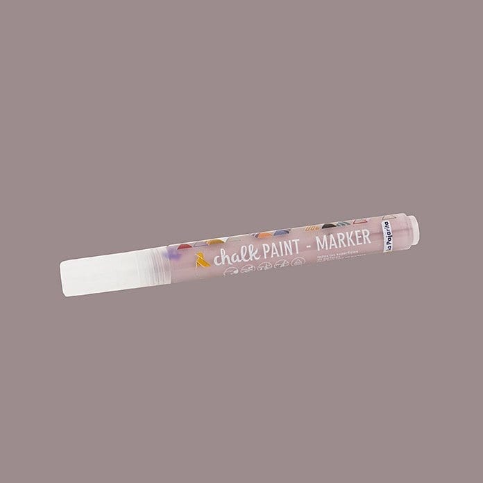 Rotulador chalk paint marker de La Pajarita malva fumée