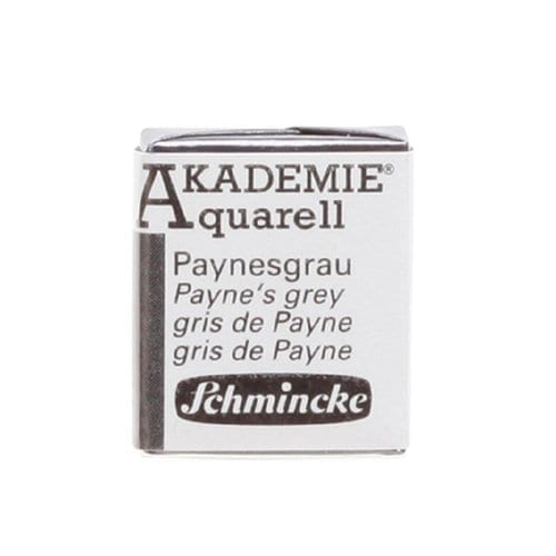 Acuarela gris de payne Akademie Aquarell de Schmincke