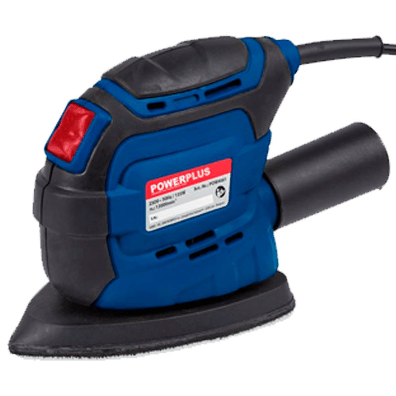 Lijadora de mano Powerplus 135W