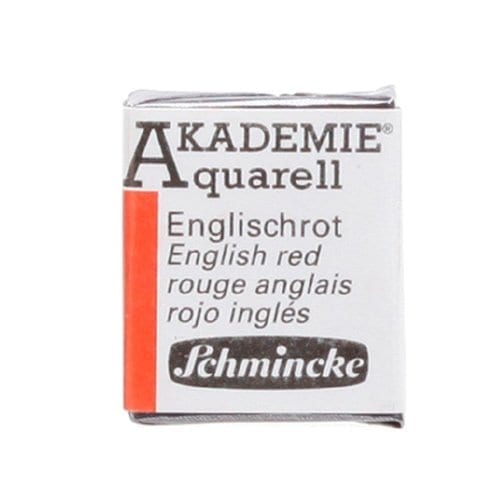 Acuarela rojo inglés Akademie Aquarell de Schmincke
