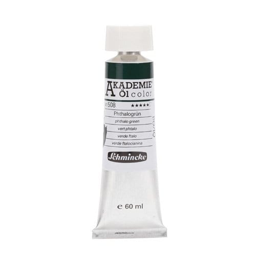 Pintura al óleo Schmincke Akademie ÖL tubo 60ml. verde ftalocianina 41508